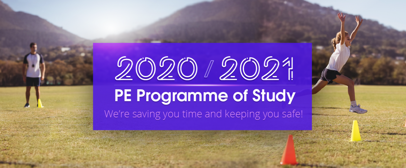 PE Programme of Study 2020/2021 banner
