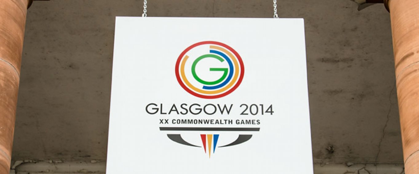 Glasgow Commonwealth Games sign Glasgow Commonwealth Games sign