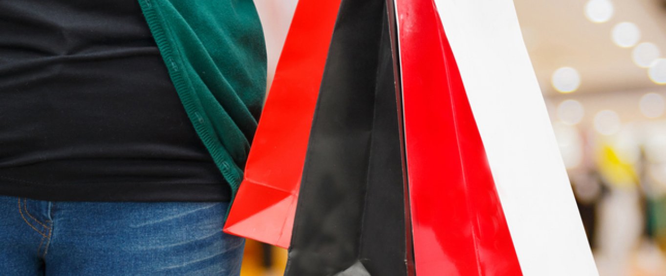 Woman with shopping bag