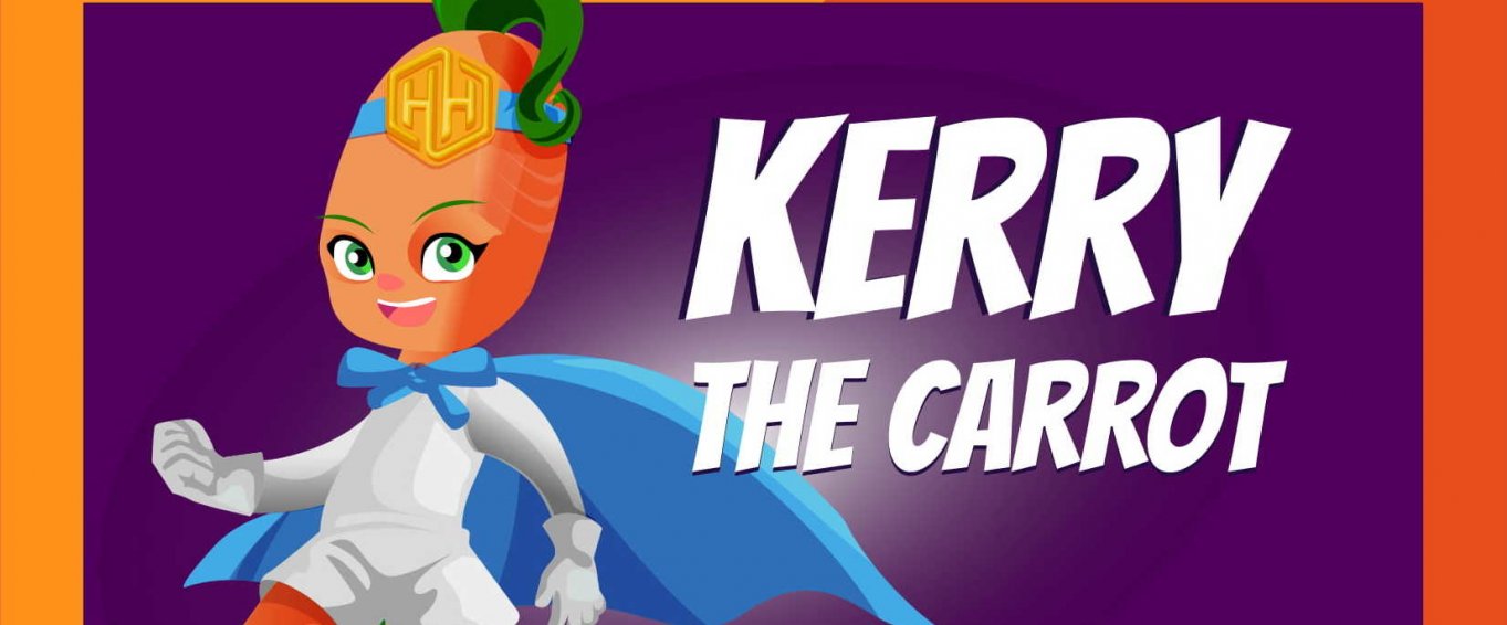 Kerry the Carrot - Amaven's Healthy Heroes 