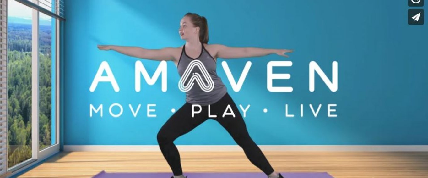 Amaven's Get Up and Active Yoga Session