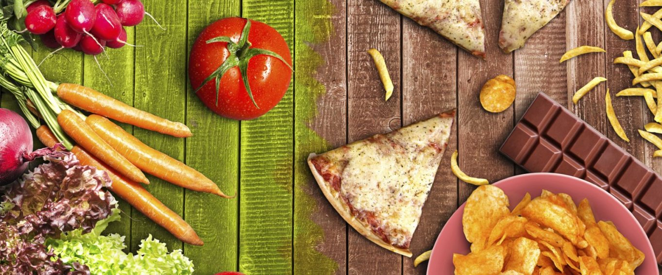 Vegetables vs Salty Processed Foods