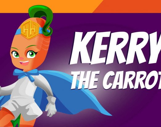 Kerry the Carrot - Amaven's Healthy Heroes 