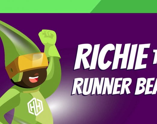 Richie the Runner Bean - Amaven Healthy Heroes
