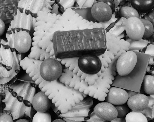 Chocolate, biscuits and sweets