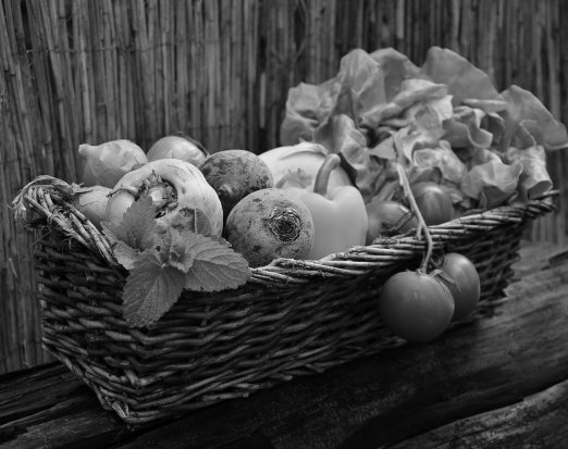 Vegetables in a basket